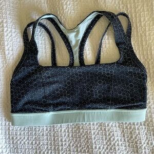 Lululemon Splendour Bra
Star Pixel Aquamarine Naval Blue / Peacock Blue